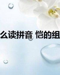 恺怎么组词(恺的组词是什么啊)