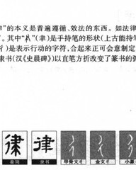 律组词和部首(律字组词和部首)