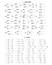 多音字中组词(多音字中怎么组词语)