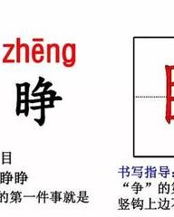 睁眼的睁怎么组词(睁怎么组词)