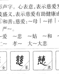 慈的拼音和组词(慈的拼音和组词语怎么)