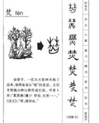 焚字可以怎么组词