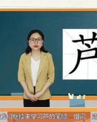 芦字怎么组词(芦字怎么组词是什么)