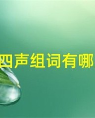 一的四声组词(一的四声组词和拼音怎么写)
