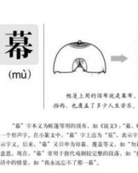 幕布的幕组词(幕布的幕字怎么组词)