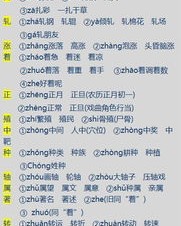 监视的多音字怎么组词