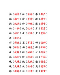 拆多音字组词(见字怎么组词)