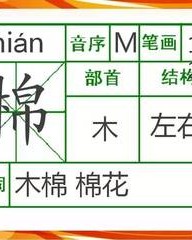 棉花的棉的组词(棉花的棉字怎么组词?怎么组?)