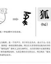 狐狸拼音部首组词怎么写