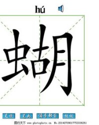 蝴组词和部首(蝴组词和部首和拼音)