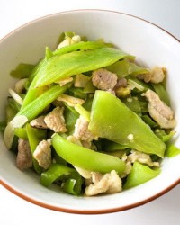 莴笋和肉怎么组词