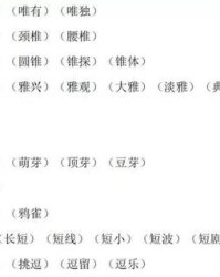 椎的组词(椎的组词和部首)