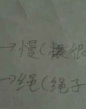 曼加偏旁再组词