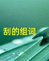 刮怎么组词(刮风的刮怎么组词)