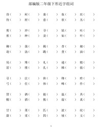 形近字组词(形近字组词怎么写)