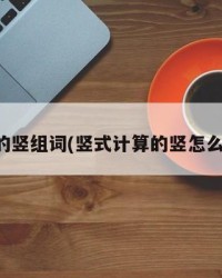 竖式的竖组词(竖式计算的竖怎么组词)