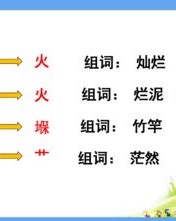 火组词