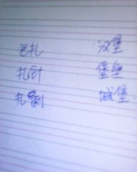 电闸的扎怎么组词