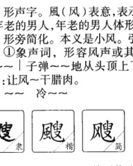 飕组词部首(飕的组词是什么和拼音)