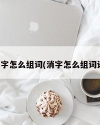 消字怎么组词(消字怎么组词语)