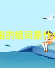 指的组词是什么(指的指怎么组词)