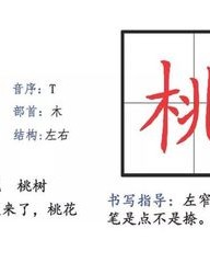 桃字组词有哪些(桃字的组词怎么组)