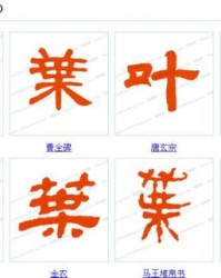 叶叶子的叶字怎么组词