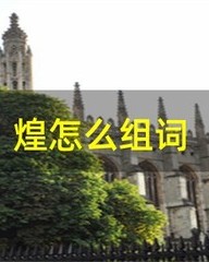 煌怎么组词(煌怎么组词语最佳答案)