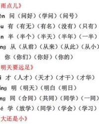 倡组词