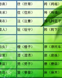 跨怎么组词(跨怎么组词二年级下册)