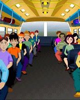 校车的笑可以怎么组词