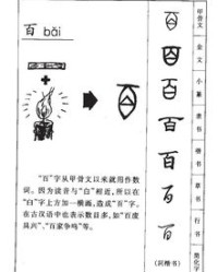 北方的百可以怎么组词