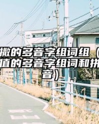 撒字多音字组词(撒字多音字组词怎么组)