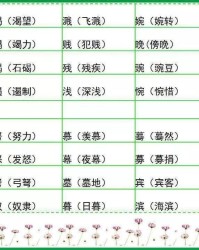 别怎么组词大全