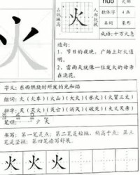 火怎么组词造句(火组词造句简单的幼儿园)