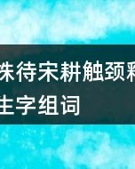 颈可以怎么组词(颈能组什么词和拼音)