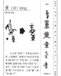 芋头的童怎么组词