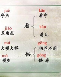 供养不周的供该怎么组词