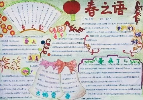 春节手抄报可以怎么组词