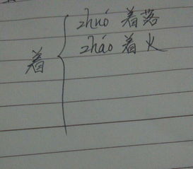 zhuo着怎么组词