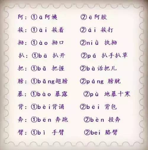 落字多音字怎么组词