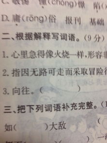 向往组词