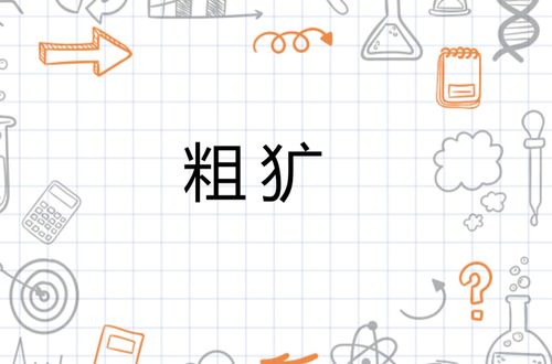 粗的组词