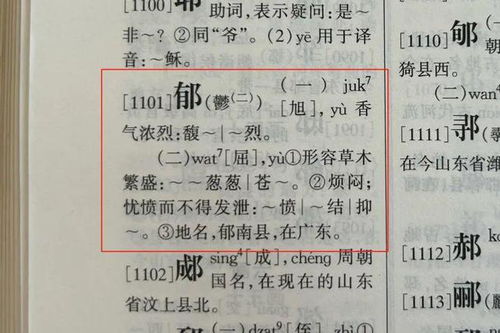郁怎么读组词