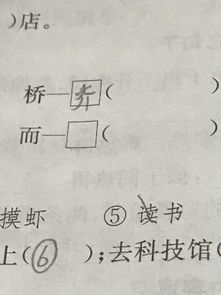 清晨的桥怎么组词啊