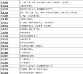 丽四字怎么组词