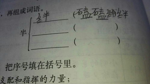 组词怎么办