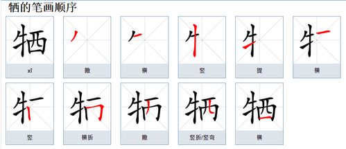 牺该怎么组词