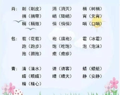 朿加偏旁组词