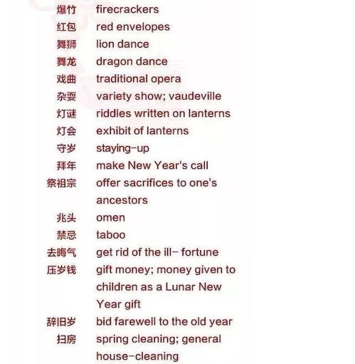 新年的英语怎么组词